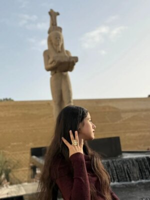 Aicel Ramzy Instagram - A moment with history ✨♥️
-
#aicel_ramzy| #أيسل_رمزي