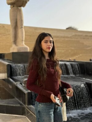 Aicel Ramzy Instagram - A moment with history ✨♥️
-
#aicel_ramzy| #أيسل_رمزي