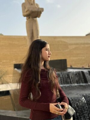 Aicel Ramzy Instagram - A moment with history ✨♥️
-
#aicel_ramzy| #أيسل_رمزي