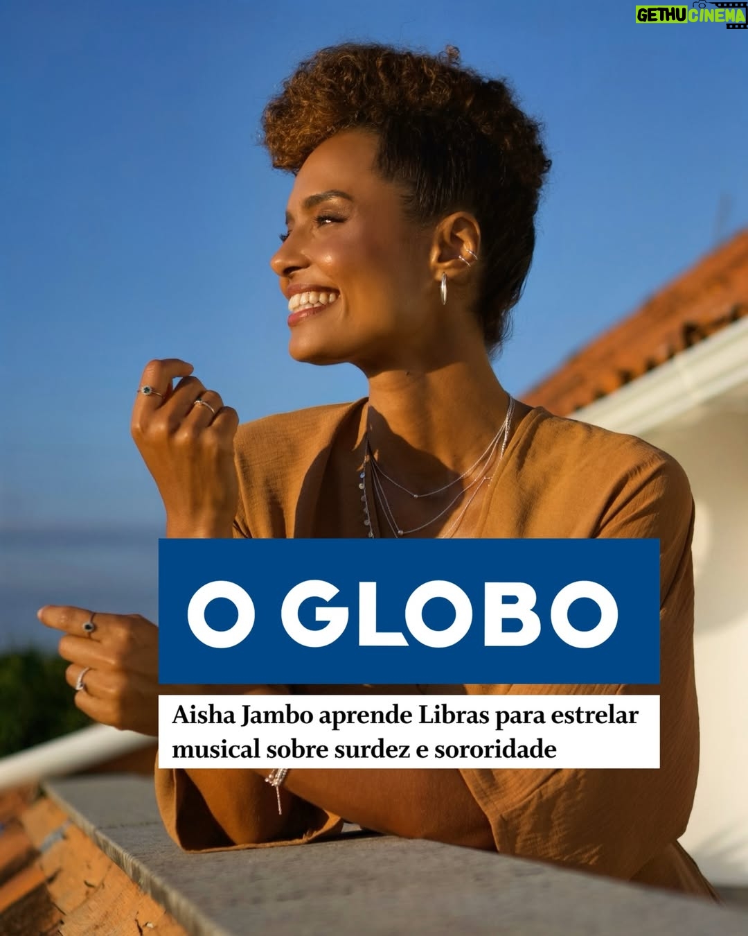 Aisha Jambo - 1.2K Likes - novidades chegando, um projeto especial. O cinema serve como uma poderosa ferramenta de impacto social ao conscientizar o público sobre questões importantes, promover a empatia e a tolerância, e inspirar mudanças e ações. Vem aí “Grudi – O Musical dos Gestos”. 

Obrigada, @ancelmorgois e @jornaloglobo.

📸 @johnnereal