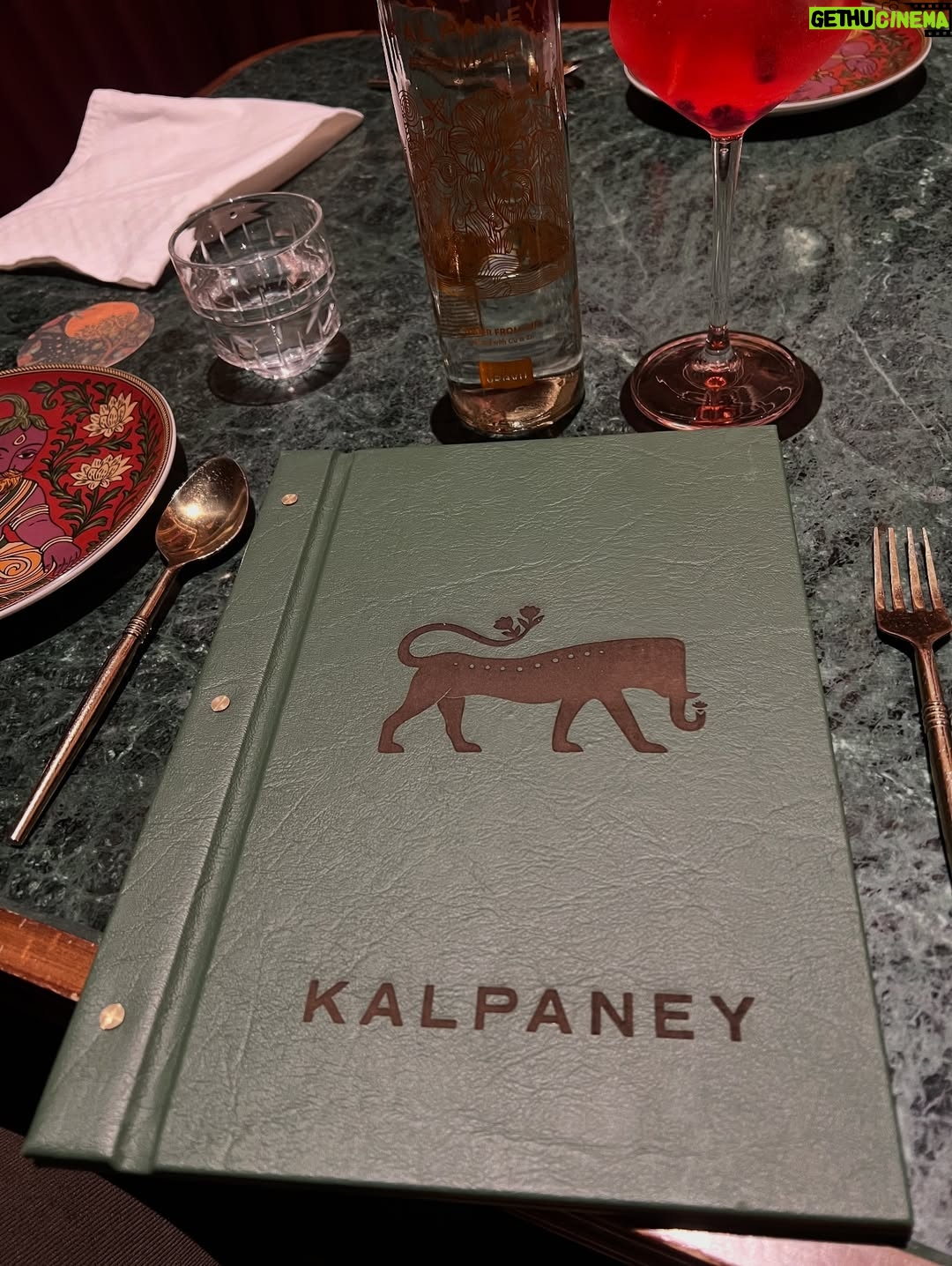 Aishwarya Shindogi - 43K Likes - Magic of togetherness,laughter,conversations and great food ! ✨❤️ 
Adding meaning and quality to life ! ✨

Location @kalpaney.blr  thanks for a memorable evening with great food and making the birthday even more special ! Loved everything right from the ambience,food and hospitality! ✨🙏