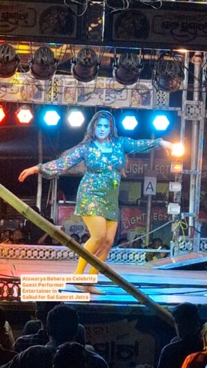 Aiswarya Behera Instagram - #AiswaryaBehera as #Celebrity #GuestPerformer #Entertainer for #SaiSamrat in #Saikul #Keojhar #Odisha #Heroine #Superstar