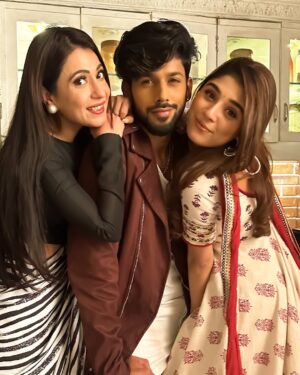 Akanksha Juneja Instagram - Partners in crime 😜🤩💖

#friendship #friendshipgoals #fun #bts #exclusive #akankshajuneja #adrijaroy #baseerali