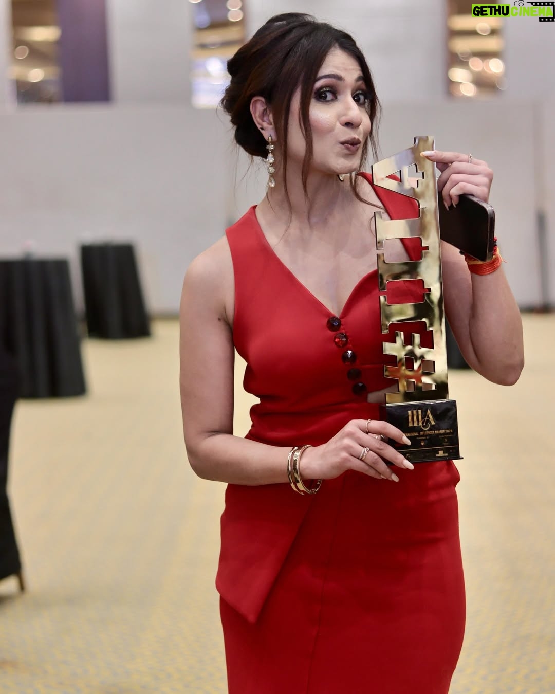 Akanksha Juneja - 14.5K Likes - One more in the bag as BEST ACTRESS IN NEGATIVE ROLE❤️

PR @elite_communications_ 
Photography @the.rajeshrathod.clicks 
Make up n hair @makemeover.sonalishinde 
Costume n styling @rent_your_wardrobee 

#awardee #aboutlastnight #feelingblessed #iiiaaward #iiia7 #foryou #foryoupage #explore #explorepage #exploremore #trending #outfit #ootd #ootdfashion #viral #actress #akankshajuneja
