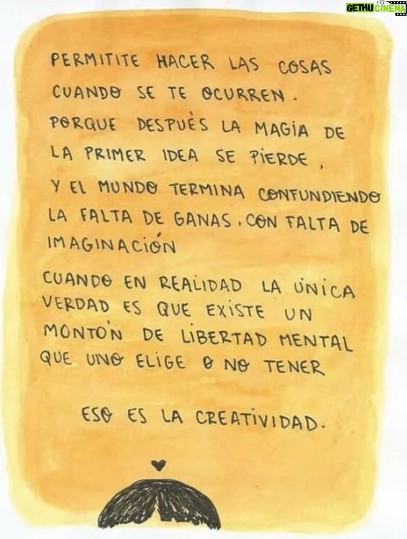 Alba Rico - 3 Likes - Hace unos días mi amigo @jesusbosqued.art  me despertaba con este regalo. Me había dibujado. 
Ser por un instante un poquito de inspiración de alguien que admiro (aunque a él le cueste escuchar esto y se lo tenga que repetir cuando se le olvida) es el mayor de los regalos. 
 He pensado estos días en  la “CREATIVIDAD”, de la que tanto me he desconectado durante mucho tiempo…
Al desconectarme de ella me apagué porque he negado mi mayor motor en la vida. Negué el tipo de persona que soy. 

Pero eso ha cambiado y va a seguir haciéndolo. Me he reconocido, inspirado y enfrentado con mis miedos .
Volver a escribir, crear, ponerme delante de una cámara por puro placer…
Volver a darle la mano y caminar juntas , soy un ser creativo ¿a quién quiero engañar?