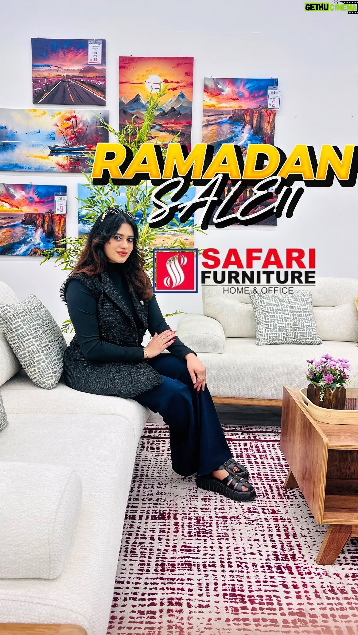 Aleenajijin - 2K Likes - 🌙 Ramadan Sale is LIVE at Safari Furniture!
25%–75% OFF — Hurry, limited time! @safarifurniturestore 
Transform your home this Ramadan ✨

Up to 75% OFF at Safari Furniture
Big savings 💸Beautiful homes 🏡 

#safarihome #safarifurniture #safarimall #sharjah #rasalkhaima #uae #ramadansale #ramadanoffer #ramadan
