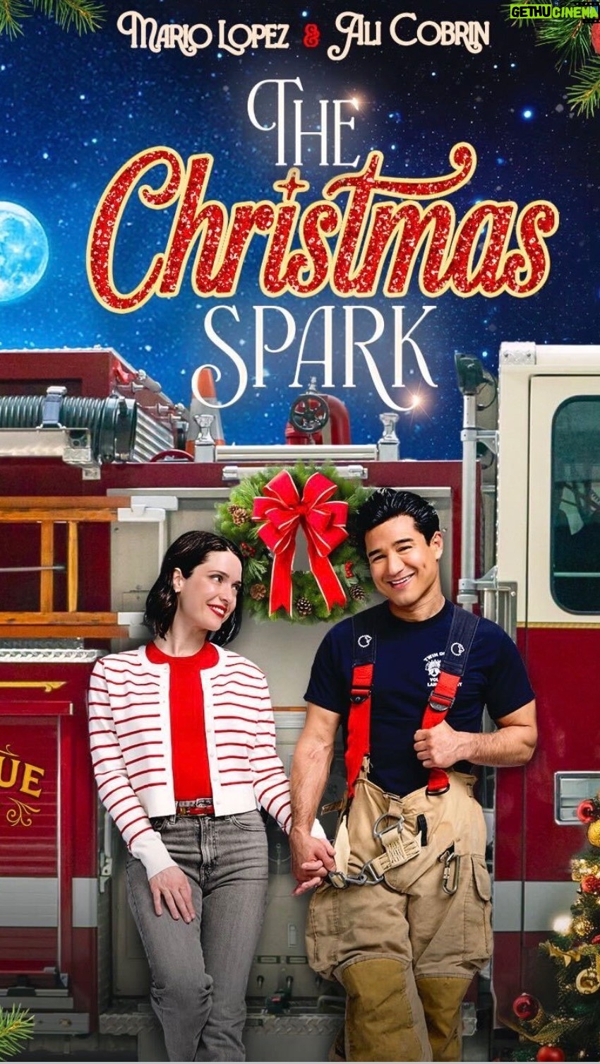 Ali Cobrin - 7.6K Likes - From turkey day to holiday heat, catch our Christmas love story honoring the heroes who make every season brighter. 
@GreatAmericanFamily 

#TheChristmasSpark #HotForTheHolidays