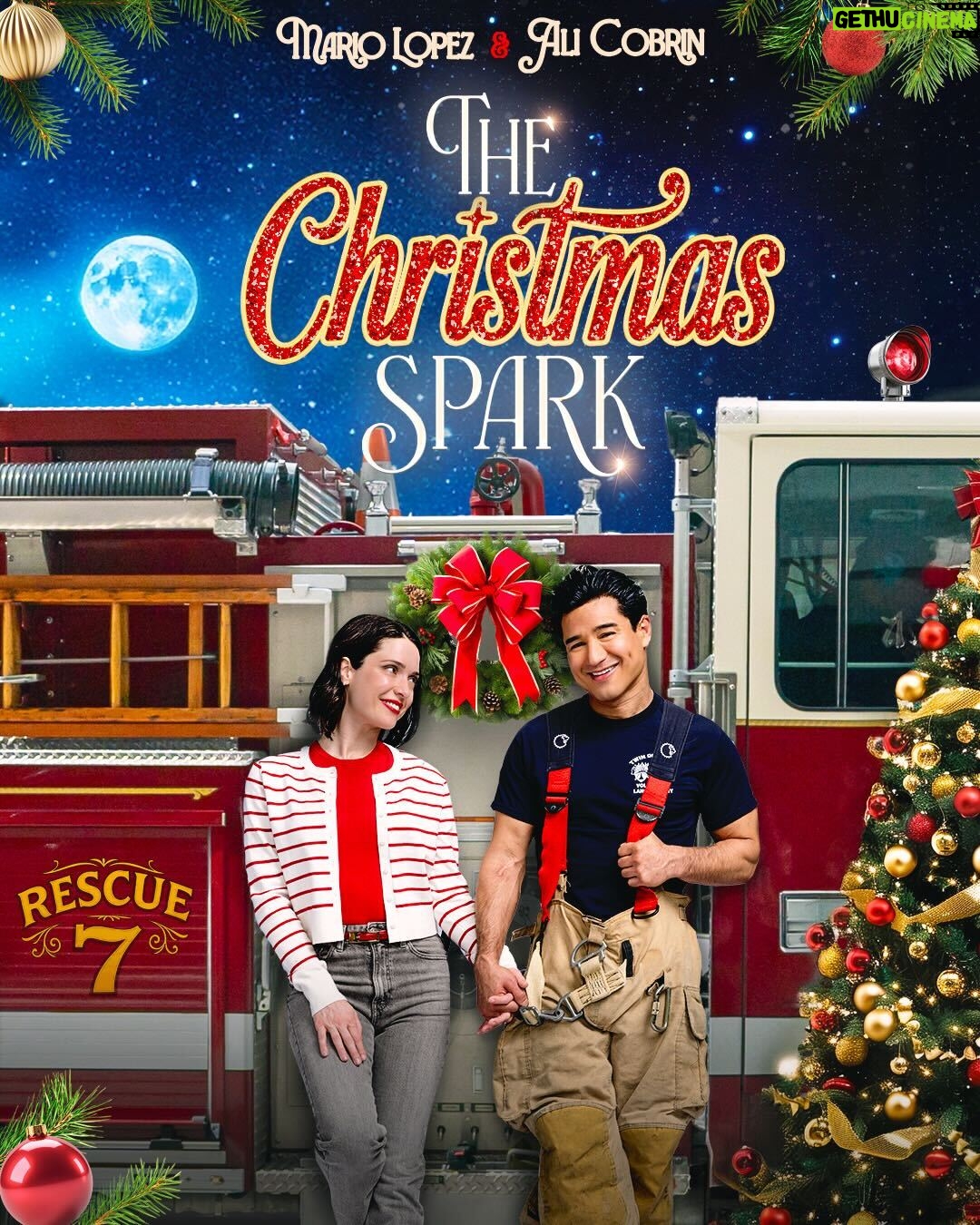 Ali Cobrin - 13.2K Likes - In The Christmas Spark, a passed-over corporate lawyer (Lopez) joins his small town’s fire department, where he competes with a fallen hero’s son – and finds unexpected sparks with his widowed mom (Cobrin). 💫 

🎬 Stream November 27 on Great American Pure Flix
📺 Premieres Friday, November 28 at 8/7c on Great American Family and GFam 