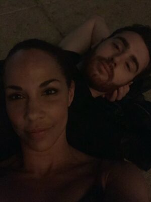 Amanda Brugel Instagram - Seven years ago had someone told me that one day we’d be planning our wedding, I undoubtedly would have believed them. It has always been you. Outside of the boys, this relationship is my greatest achievement. You are the healthiest, happiest, most peaceful home I’ve ever known. I love you. I’ve always loved you. 

#happyanniversary @aidanshipley