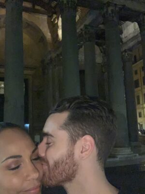 Amanda Brugel Instagram - Seven years ago had someone told me that one day we’d be planning our wedding, I undoubtedly would have believed them. It has always been you. Outside of the boys, this relationship is my greatest achievement. You are the healthiest, happiest, most peaceful home I’ve ever known. I love you. I’ve always loved you. 

#happyanniversary @aidanshipley