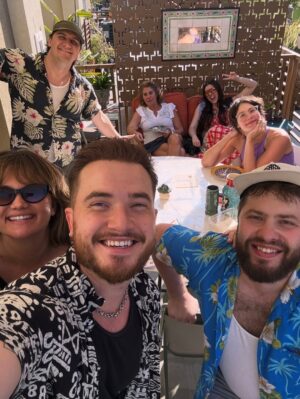Amanda Lehan-Canto Instagram - 2025 has been the wildest year of my life. 
I’ve cried more than I’ve ever cried and laughed more uncontrollably than I’ve ever laughed. I think that’s a good thing? Thanks to all people who are in it everyday with me (pictured and not pictured) 🦋