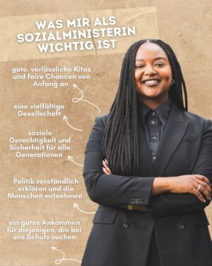 Aminata Touré Instagram - Hi, ich bin Aminata Touré und Sozialministerin und stellvertretende Ministerpräsidentin in Schleswig-Holstein! Ich bin 32, Skorpion, Mama, Grüne und vieles mehr, wie ihr in den Slides sehen könnt! Hier auf dem Account @aminajmina seht ihr Einblicke in meine politische Arbeit!