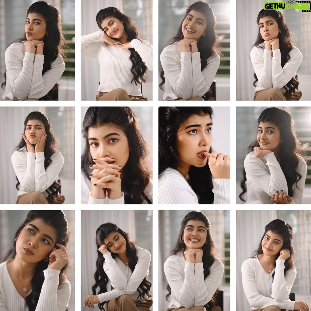 Amrutha Prem - 46.8K Likes - Meet the Goofy-(Am)mu🤪💕

📸: @framesbyvikaskakolu 
💄: @arushmakeover 
💁🏻‍♀️: @hairbysharada_murthy