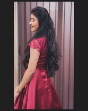 Amrutha Prem Instagram - Living in the dream outfit💃✨

Wearing: @haritva_designer_studio The best♥️
P.C: @premnenapirali 🤪🤗