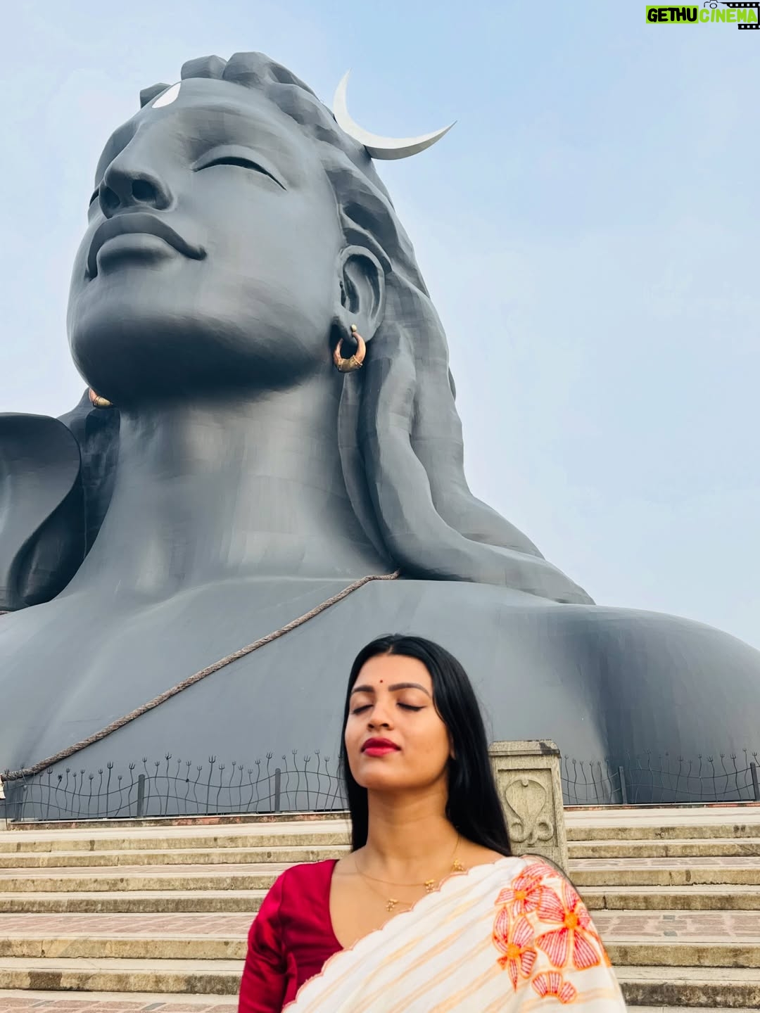 Amrutha Saju - 11.2K Likes - 🔱Om Namah Shivaya🔱
I heard thousands of people chanting this mantra. It was unexpected, yet deeply devotional. I gazed at Him for hours.I don’t know why, I still see that face in front of me.but I couldn’t take my eyes off. I let go of my burdens, absorbed that positive energy, and returned with a heart full of peace and satisfaction🕉️

@isha.foundation