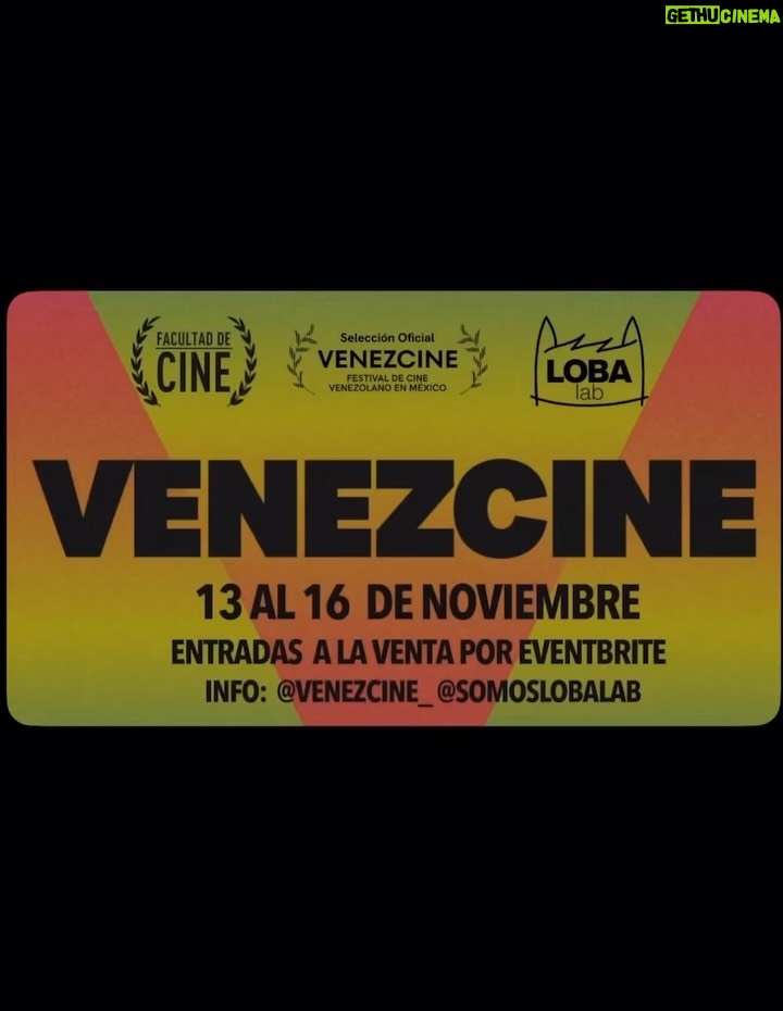 Ana Lorena Sánchez - 3 Likes - @venezcine_ 
Festival Feature Film Selection
Screening Sunday, November 16, 6 p.m.
@facultaddecine
Limited seating / Cinema Hall
Tickets available at the box office half an hour before each screening and via Eventbrite.
See you there!

Festival @venezcine_ Selección Largometraje
Proyección Domingo 16 de noviembre, 6 p.m.
@facultaddecine
Aforo limitado / Sala de cine
Boletos en taquilla media hora antes de cada función y por Eventbrite.

¡Nos vemos allá!

@somoslobalab