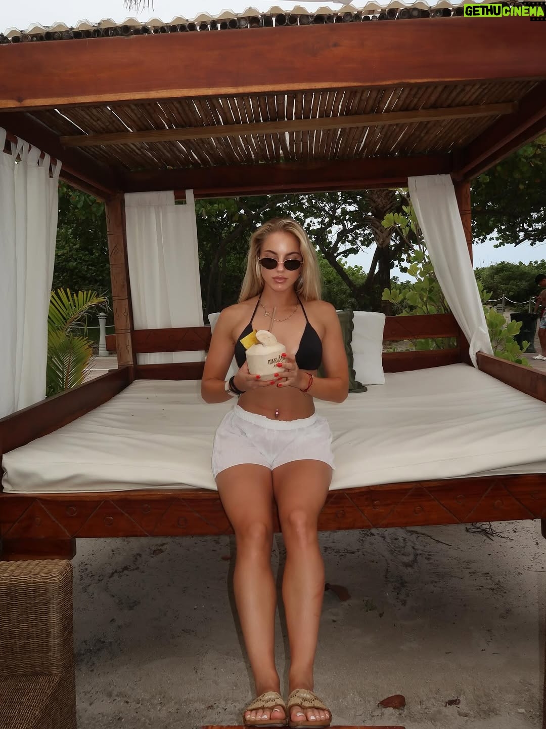 Ana Maria Marković - 77.8K Likes - Coconut water is my summer love🥥🤤