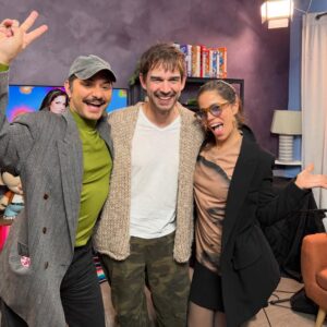 Ana Ortiz Instagram - So much fun in the studio catching up with @chrisgorham 💜 

Catch our conversation at the link in bio ✨