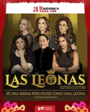 Ana Patricia Rojo Instagram - Las leonas se presenta en el Teatro México. Te contamos tres razones para ver esta exitosa obra. Además tenemos en un precio especial para ti en www.carteleradeteatro.mx.

#Teatro #cdmx #angélicaaragón #anapatriciarojo #marapatriciacastañeda #victoriaruffo #lupitajones #paolarojas