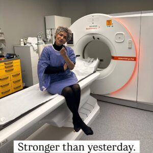 Angeline Malik Instagram - Had my follow-up PET scan today. I don’t let fear write my story and neither should you. I’m stronger than yesterday and still fighting with everything I’ve got.

Sharing my journey as a reminder to take care of your health and check in on the people you love. 

𝗬𝗼𝘂𝗿 𝘀𝘁𝗼𝗿𝘆 𝗺𝗮𝘁𝘁𝗲𝗿𝘀. 𝗞𝗲𝗲𝗽 𝘀𝗵𝗼𝘄𝗶𝗻𝗴 𝘂𝗽 𝗳𝗼𝗿 𝘆𝗼𝘂𝗿𝘀𝗲𝗹𝗳.

#cancer #cancerjourney #selfcare #health