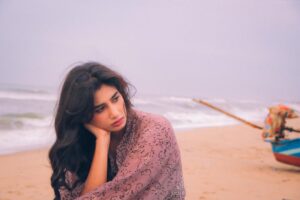 Anjali Anish Instagram - resting beach face 🌊