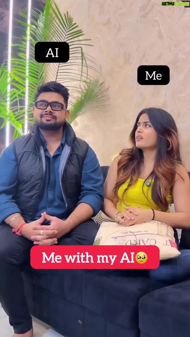 Anjali Jain - 7.1K Likes - Me with my AI..☺️ 
.
.
#relatable #explore #trending