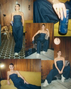 Anjelica Bette Fellini Instagram - EVANGELIA X THE ARTIST STAY 

sponsored by @wavawater shot at @walkerhotels
special thanks to @jillianrothman