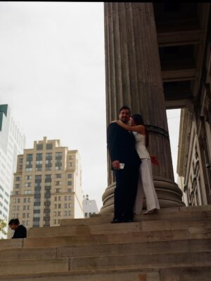 Anjelica Bette Fellini Instagram - On a quiet Wednesday morning at City Hall in Brooklyn, I married my best friend ❣️ 

📷 by @anjelicafellini