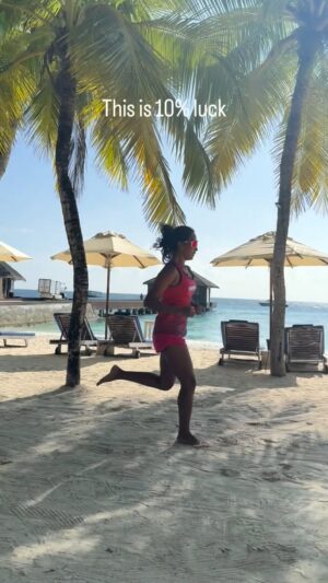 Ankita Konwar Instagram - Determination and resilience, that’s how we move!! 🙌🏽🌸
.
.
#ironman #endurancesports