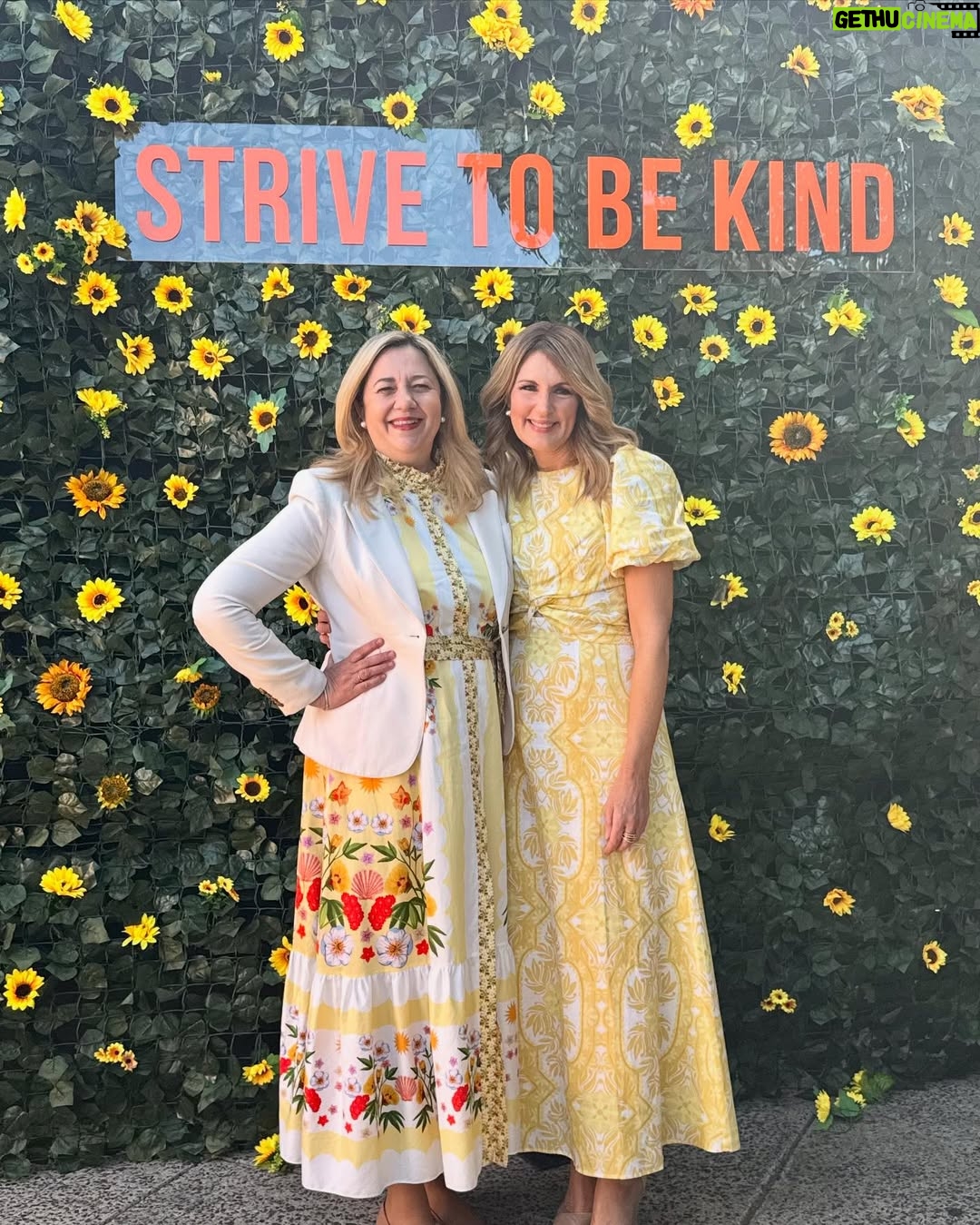 Annastacia Palaszczuk - 1.2K Likes - Another special Strive To Be Kind event last week, honouring the memory of Allison Baden-Clay. Her remarkable family works tirelessly to raise awareness around the prevention of domestic and family violence. I’m proud to stand with them as an ambassador @theabcfoundation @sharynghidella 💛