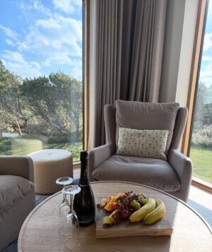 Anne Hjernøe Instagram - Blev #inviteret på weekend i Skagen af @colorhotelskagen Dejligste mad, skønneste suite & bedste selskab. Storm, regn, sol, blæst, elsker Skagen i al slags vejr☀️🌊🌪️☔️ #inviteret #reklame PS. Bilen på første foto er ikke min, men bare begejstring over at verdens bedste @ditsen også var i området🥰