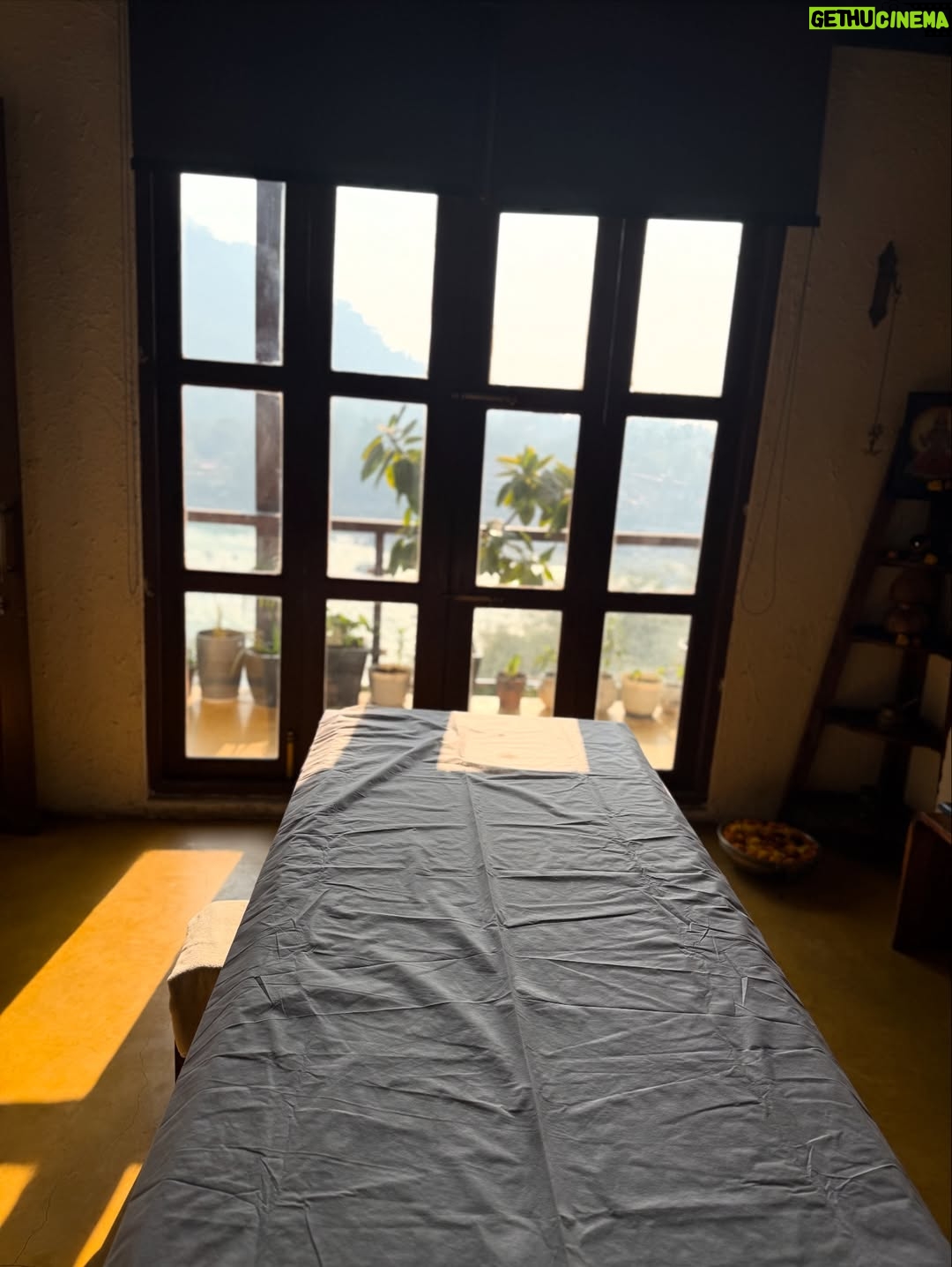 Anumol - 18.4K Likes - A day at Rishikesh 🤍
I didn’t explore much. I came here with no plans just decided to surrender to the place and flow with it. Got to know the city a little, experienced the Ganga, and honestly, that felt enough.
Also, had to mention @bemonkwellness food was amazing, so tasty, and felt like proper healthy food so delicious and looked nice also. So comforting. Loved the ambience, the yoga space, and especially that balcony at the restaurant area🤍 
This day is only about roaming around Lakshman Jula, Ganga Arti and food.. Back home play time with Kanmani, Leela & Yoda. Some places don’t need rushing. They just need feeling 🧿