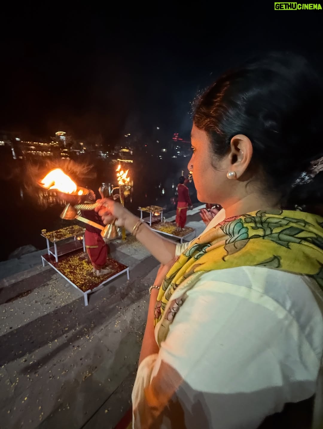 Anumol - 18.4K Likes - A day at Rishikesh 🤍
I didn’t explore much. I came here with no plans just decided to surrender to the place and flow with it. Got to know the city a little, experienced the Ganga, and honestly, that felt enough.
Also, had to mention @bemonkwellness food was amazing, so tasty, and felt like proper healthy food so delicious and looked nice also. So comforting. Loved the ambience, the yoga space, and especially that balcony at the restaurant area🤍 
This day is only about roaming around Lakshman Jula, Ganga Arti and food.. Back home play time with Kanmani, Leela & Yoda. Some places don’t need rushing. They just need feeling 🧿