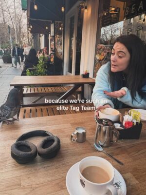 Aoife Cusack Instagram - My pal would like to know @scrapdaddyap ☕️