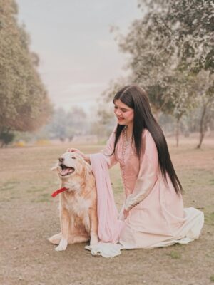 Arooba Batool Instagram - I have a really sad news to share.
There’s a kind of pain that doesn’t scream. It just quietly sits in your chest and makes it hard to breathe.
Today, I’m carrying one of those pains.
My sweet Bella, the soul I once adopted into my arms, has been diagnosed with cancer.
Since the day I got pregnant, she changed. As if she knew. She became my shadow, my silent guard, my constant. She doesn’t leave my side for a second. Follows me from room to room. Watches over me with a love so pure it feels almost unreal. On days I’m tired, she’s there. On nights I’m restless, she’s there. No questions. No conditions. Just love.
It breaks my heart to say this, but my deepest prayer right now is simple:
I pray she lives long enough to meet the baby she has protected so fiercely, without ever being asked to. I pray she gets to see the little life she stood guard over with her whole heart.
I don’t know how much time we have left together. That uncertainty hurts more than words can explain. But I do know this: every single day she has left will be filled with warmth, gentleness, and love beyond measure. She will never know fear. She will never feel alone.
Some souls come into our lives not for a lifetime, but to change us forever.
Bella, you already have. And no matter what comes next, you will always be my brave girl, my protector, my quiet miracle. 🤍