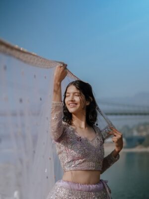 Arti Chaudhary Instagram - Proud of myself🫶 दिल को दिल रखा बाज़ार नहीं बनाया 💯🕊️🫀…
@artichaudhary1056 🌻..
.
.
.
.
Lehenga by @radhikabutic01 🌸..
📸 @cinex2025
🎨 @edittbyjai
.
.
.
.
.
#artichaudhary1056 #potraitphotographer #cinimetic #shoot #indian #lehenga #traditionaloutfit #uk #viralpost #artians #explore #trend #explore