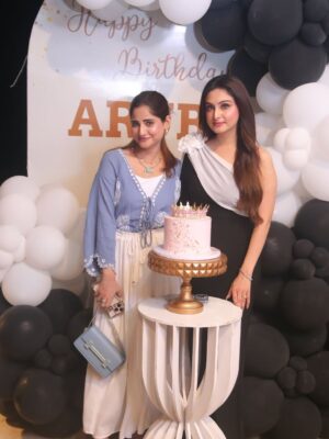 Aruba Mirza Instagram - Thank you so much to all my amazing friends who came to my birthday and made it so special! Your presence, wishes, and love meant the world to me. I’m truly grateful to have you all in my life. Here’s to more memories together!” 💖🎉