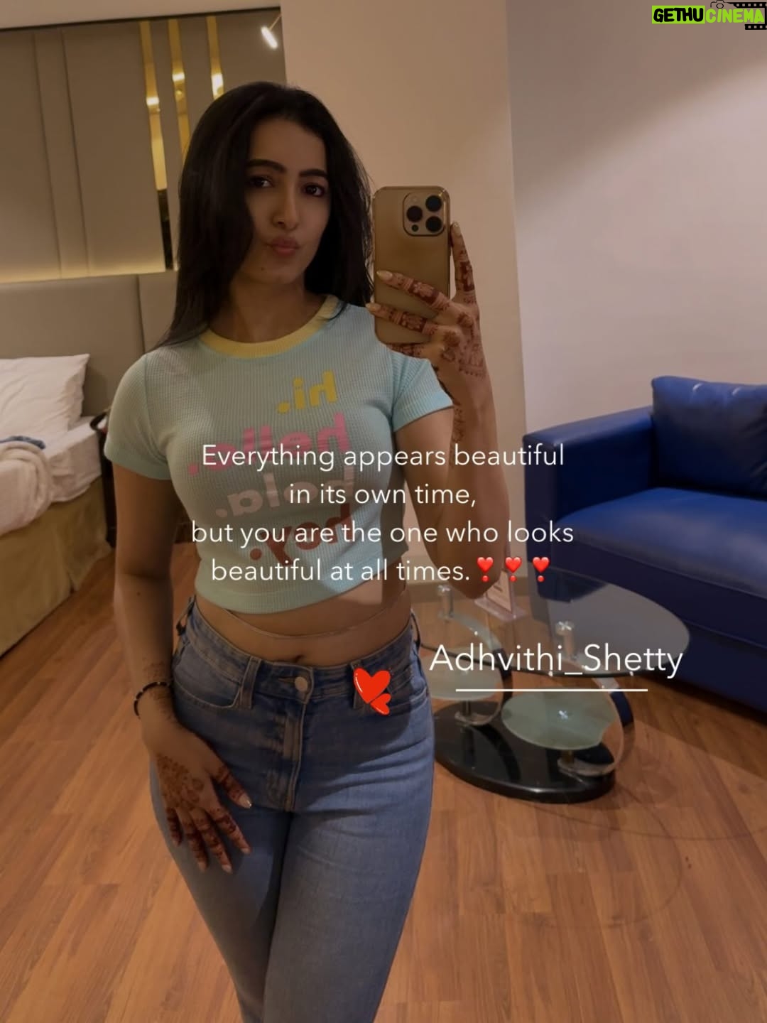Ashwithi Shetty - 6.4K Likes - 3rd picture and the writings on it says it all ♥️
