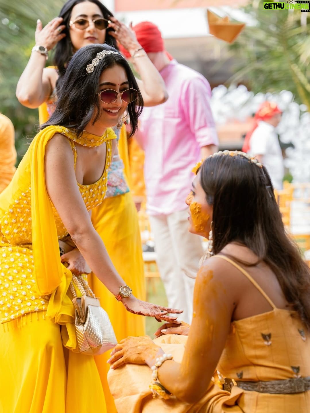 Ashwithi Shetty - 5.7K Likes - Cousins wedding = double fun 😍♥️
Congratulations @rithvikabhandary @prithvipoona ♥️😍