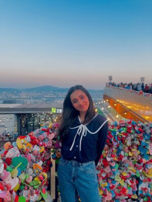 Asiya Firdose Instagram - 💜🔐
@thejohnsons_______
.
#seoul #korea #travel #asiyafirdose #actor #lovelock #nseoultower #southkorea