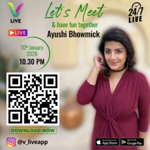 Ayushi Bhowmick Instagram - V LIVE EXCLUSIVE!

Join Ayushi bhowmik on 10th January 2026 at 10.30pm IST for a thrilling live session only on VLive App
Download the app now from Vlive instagram - Link in bio / Playstore OR Appstore

Follow us on Instagram for daily live updates and many more- @v_liveapp

#VLIVE #LiveSession #ExclusiveContent #vliveapp #ayushibhowmick