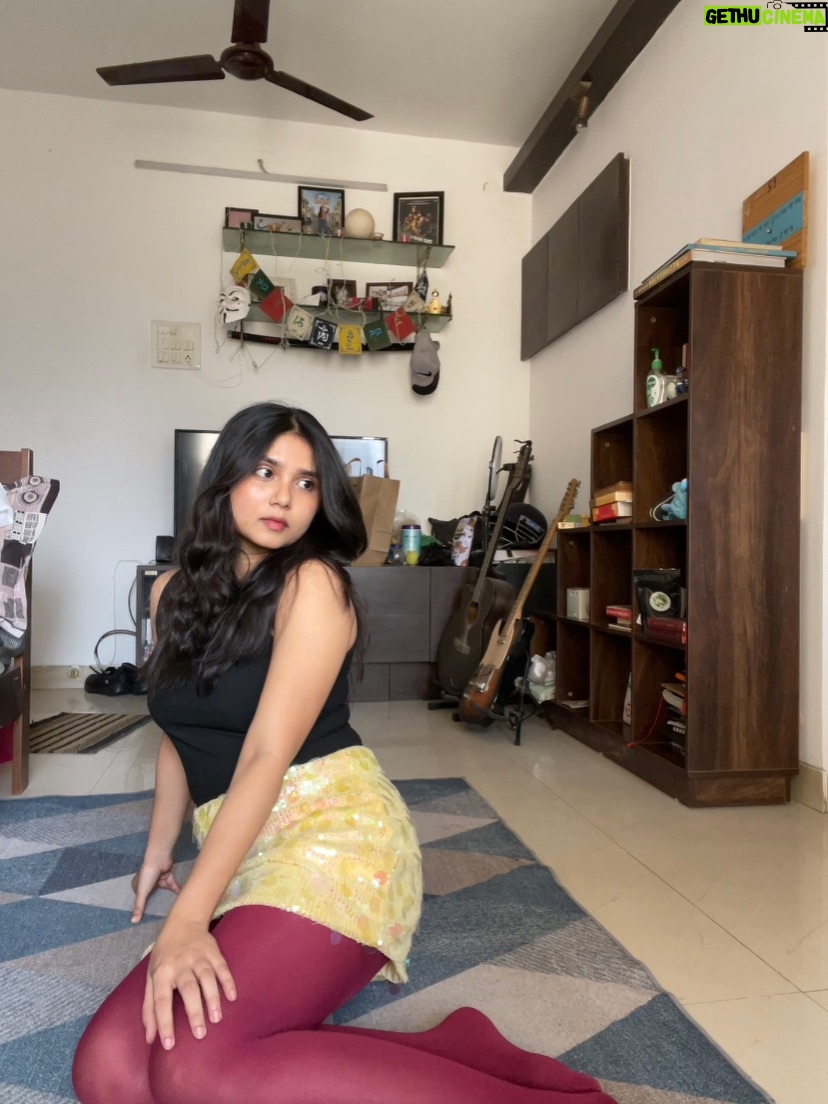 Baishali Sinha - 16.7K Likes - Why fit in ? When you can own anything 😩🤚 product id for yellow skirt : 8159251 #newmeogs #elitebynewme #newme