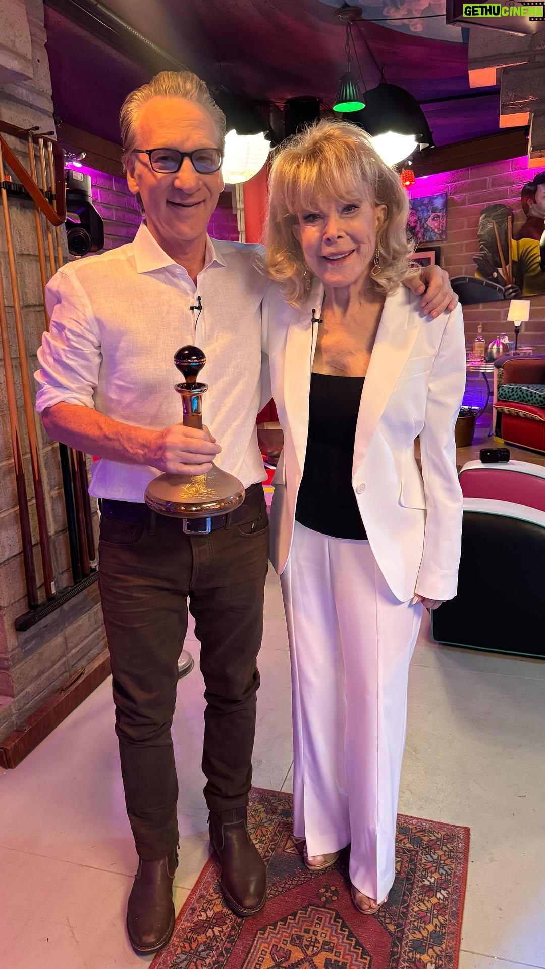 Barbara Eden - 19.5K Likes - Our wish was granted!⭐️The LEGENDARY 'I Dream of Jeannie' star @officialbarbaraeden joins Bill at Club Random!✨✨
👉Episode out now! 
👉Subscribe and turn on notifications wherever you get your podcasts.

🎉Also wishing a very happy belated birthday to you Barbara!!

#billmaher #barbaraeden #idreamofjeannie #60s #tv #hollywood