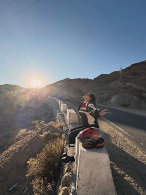 Beauty Singh Rajput Instagram - Ladakh road trip, Pe Chalo ..?
.
.
.
.
.
.
.
@beautyrajput25 #beautyrajput25
#road #ladakh #bike #bikegirl #ladakhbiketrip #insta #picoftheday