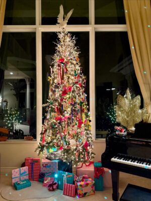 Bethany C. Meyers Instagram - A very merry Christmas from our hearts to yours of course a moment to appreciate this year’s Christmas decor because I knocked it out of the park if I do say so myself 😌

I’ve always loved Christmas, growing up it was simple but special. This is my third Christmas as a mom but my first Christmas with a kid who is old enough to get what’s happening and I have loved watching this holiday through her eyes and finding ways to keep alive old traditions and make way for new ones. 

The stockings on the mantle were handmade by my grandma Kilmer. She made countless stockings, for each of her grandkids and then extra for her great grandchildren. She passed years before Kilmer and Pesce were born and I got the last of the remaining stash. I followed her letter pattern to embroider my kids names myself and these stockings are one of my greatest treasures. It really is the simple things that bring the greatest joy this time of year. 

Also, hi and yes I’ve been off the gram. To be honest I don’t know when / if I’m coming back or how often I’ll be sharing. Nothing is wrong, in fact, quite the opposite. I’m embracing this new chapter of life, soaking up my kiddos and exploring what life feels like when I’m not documenting it for others. Don’t get me wrong, I love this community, but I’m being called to more introspection. We’ll see how long this feeling stays. 

Anyway…no matter how you choose to celebrate, the end of year is a magical time to reflect and connect. Wishing you a beautiful season ❤️

Family 📸: @jasonhookphotography