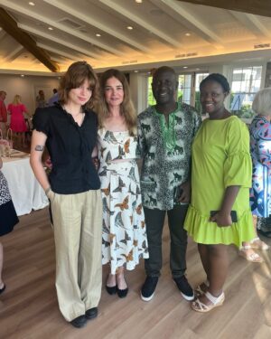 Betsy Brandt Instagram - This was one of my favorite nights this Summer. Thank you to my friends @innatstonecliffe for introducing me to some new friends from Uganda. The world is huge, but sometimes just small enough in the best of ways. ❤️