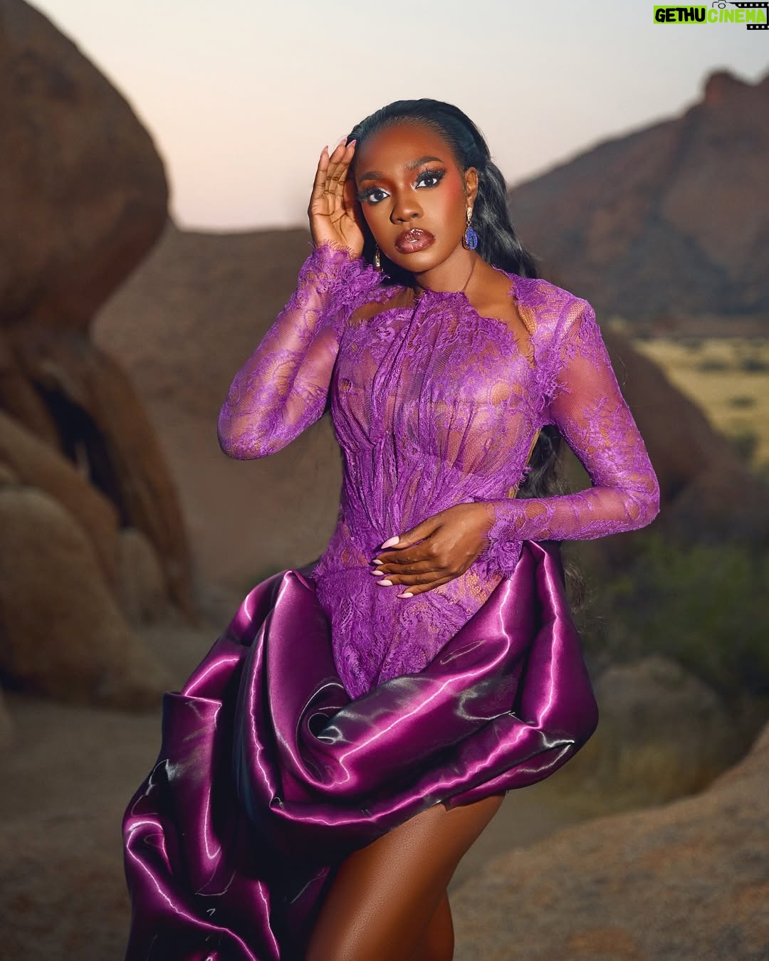 Beverly Osu - 30.2K Likes - ✨ 33 today. The age Jesus tapped out 🤭😮‍💨, but I’m still running his race. ( I get backing )
This year has tested me and taught me resilience, taught me to lead with my head when my heart wanted to take over. I’ve been through storms, yet I’m blessed, I’m grateful, and I’m choosing happiness every day. 
My life is an art show messy, beautiful, unfinished, yet worth applauding. 
Shooting from the mountains of Namibia, grateful for the blessings, the lessons, and the fight still in me. 
If you love me, pray for me. 🙌🏾
Happy birthday To Me ‼️ADA CHIZOBA BEVERLY OSU… 👑

📸 by @shotbyalpo 
Makeup by @suomabeauty .
Dress by @scholtzruberto 
Hair by @fluffys_artistry