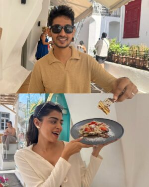 Bhavna Jain Instagram - Sharing is caring 🍹🥞

The only person I am okay to share food with 💕

#couplegoals #trend #coupletravel #foodlover #foodgasm #vacacion #greece #travelling #pinterest #aestheticedits #lover #trending #marriedlife 

( food lover, couple travel, drinks, pancakes, vacation, couple goals, traveling, trending, edits)