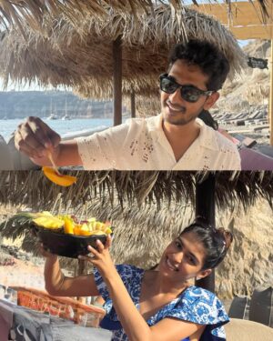Bhavna Jain Instagram - Sharing is caring 🍹🥞

The only person I am okay to share food with 💕

#couplegoals #trend #coupletravel #foodlover #foodgasm #vacacion #greece #travelling #pinterest #aestheticedits #lover #trending #marriedlife 

( food lover, couple travel, drinks, pancakes, vacation, couple goals, traveling, trending, edits)