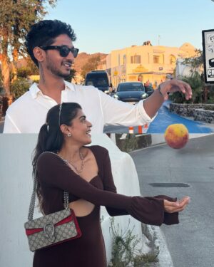 Bhavna Jain Instagram - Sharing is caring 🍹🥞

The only person I am okay to share food with 💕

#couplegoals #trend #coupletravel #foodlover #foodgasm #vacacion #greece #travelling #pinterest #aestheticedits #lover #trending #marriedlife 

( food lover, couple travel, drinks, pancakes, vacation, couple goals, traveling, trending, edits)